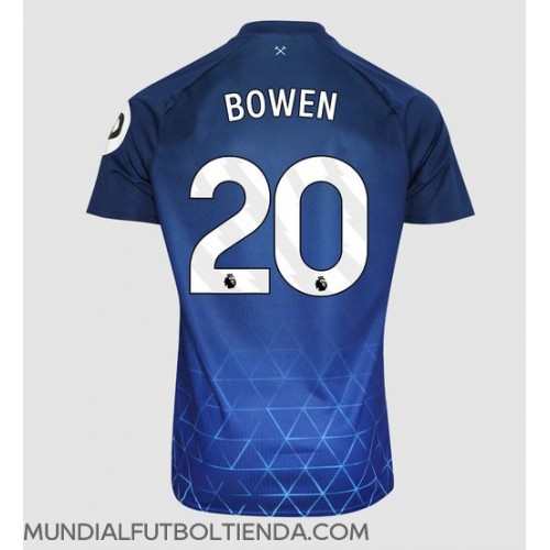 Camiseta West Ham United Jarrod Bowen #20 Tercera Equipación Replica 2023-24 mangas cortas